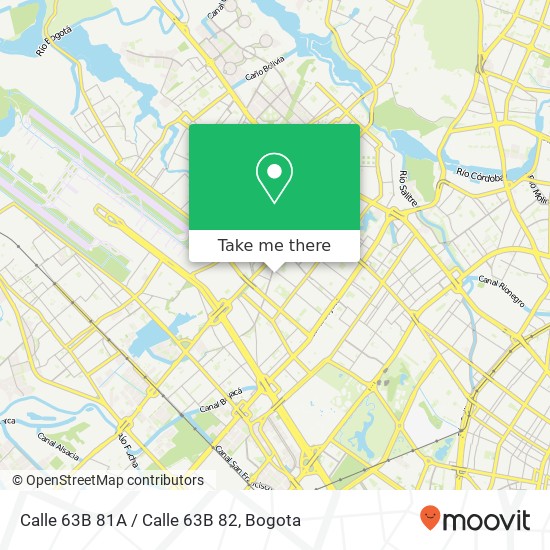 Calle 63B 81A / Calle 63B 82 map
