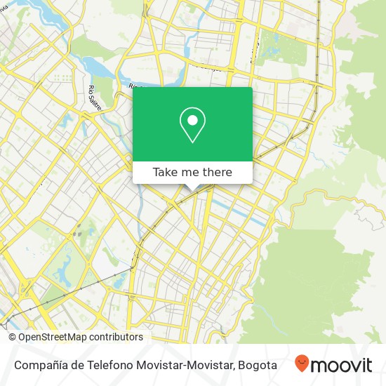 Compañía de Telefono Movistar-Movistar map