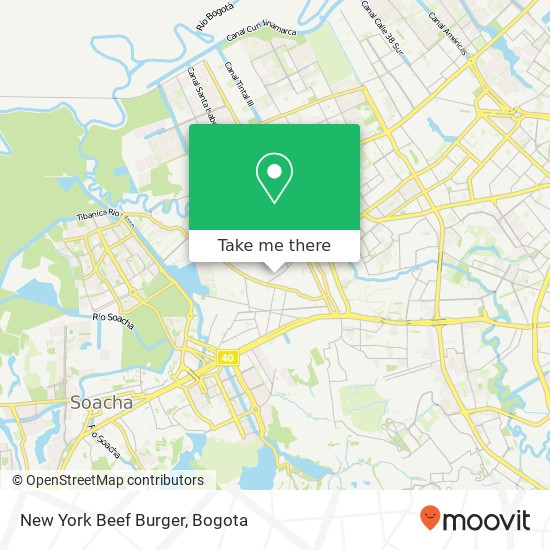 New York Beef Burger map