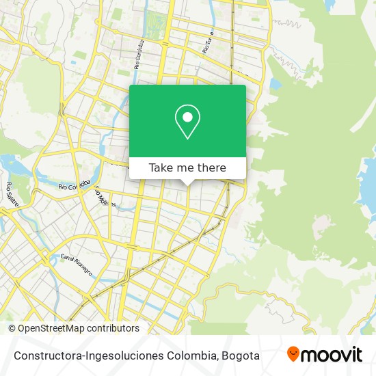 Constructora-Ingesoluciones Colombia map