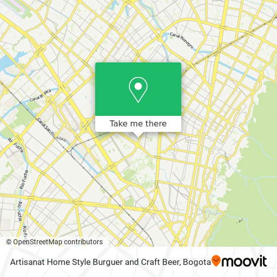 Artisanat Home Style Burguer and Craft Beer map