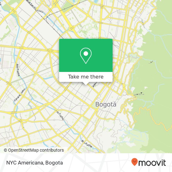 Mapa de NYC Americana