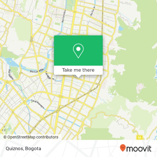 Quiznos map