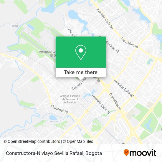 Mapa de Constructora-Niviayo Sevilla Rafael