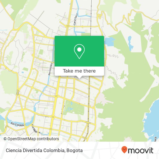Ciencia Divertida Colombia map