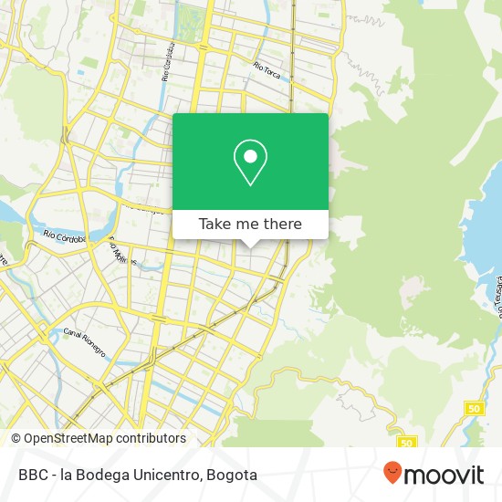 BBC - la Bodega Unicentro map