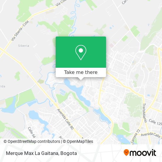 Mapa de Merque Max La Gaitana