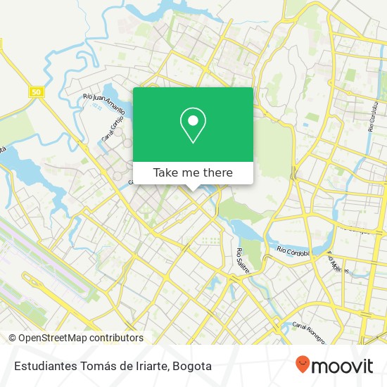 Estudiantes Tomás de Iriarte map