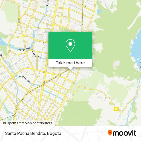 Santa Pacha Bendita map