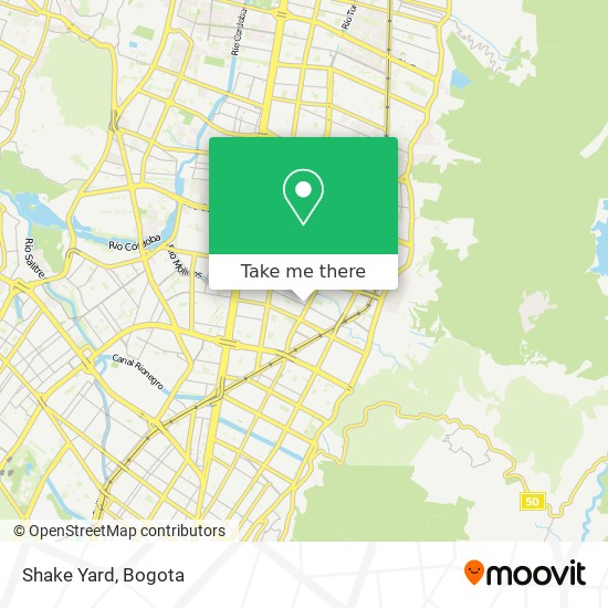 Shake Yard map
