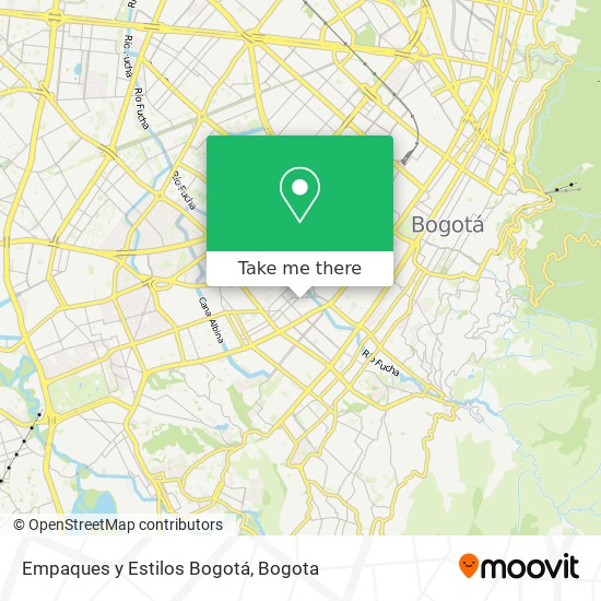 Empaques y Estilos Bogotá map