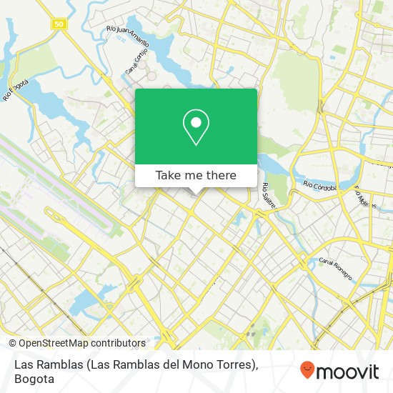Las Ramblas (Las Ramblas del Mono Torres) map