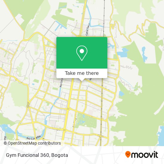 Gym Funcional 360 map