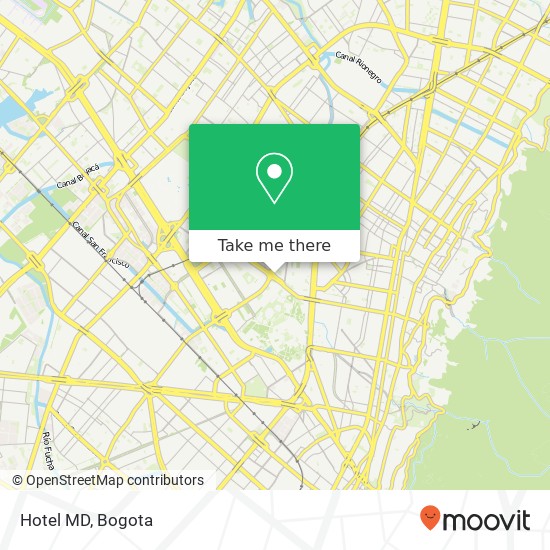 Hotel MD map