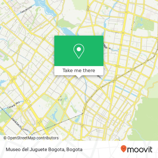 Museo del Juguete Bogota map