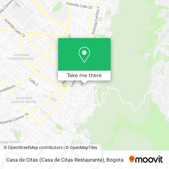 Mapa de Casa de Citas