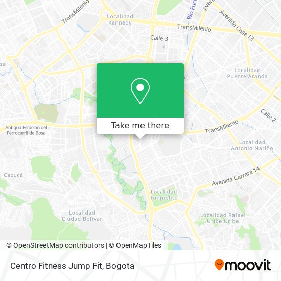 Centro Fitness Jump Fit map