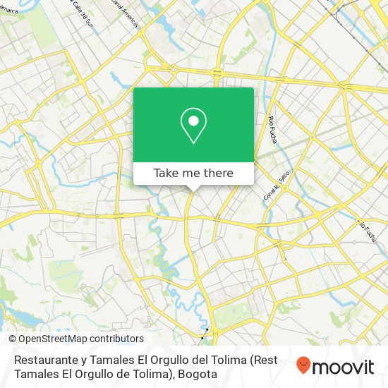 Restaurante y Tamales El Orgullo del Tolima (Rest Tamales El Orgullo de Tolima) map