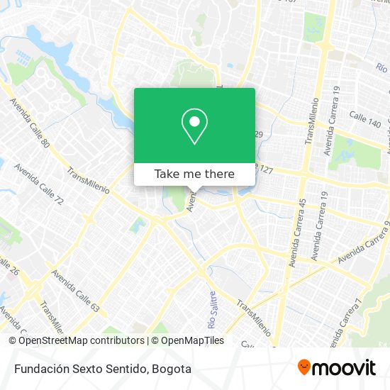 Fundación Sexto Sentido map