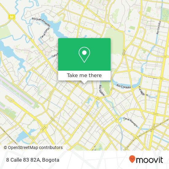 8 Calle 83 82A map