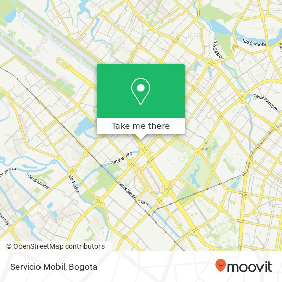 Servicio Mobil map
