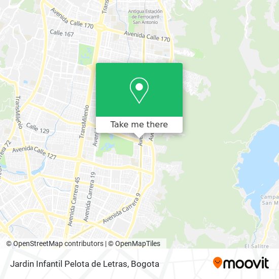 Mapa de Jardin Infantil Pelota de Letras