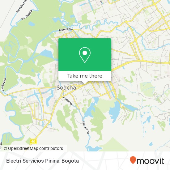 Mapa de Electri-Servicios Pinina