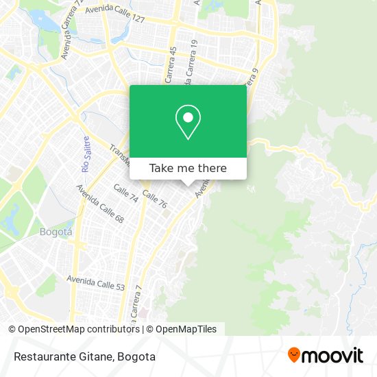 Restaurante Gitane map