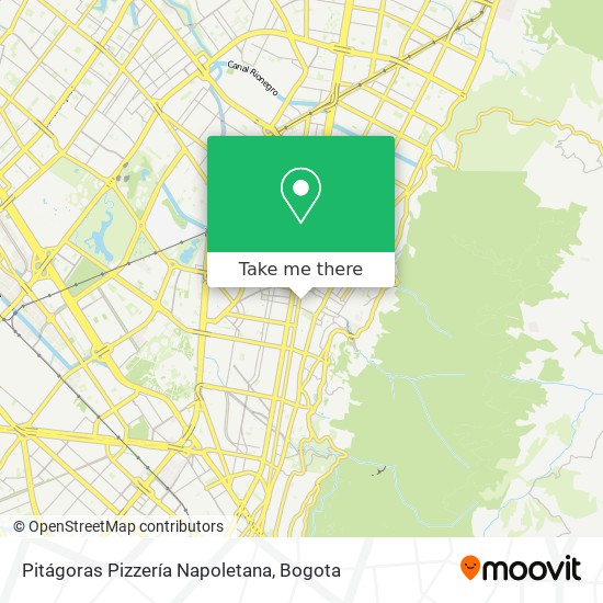 Pitágoras Pizzería Napoletana map