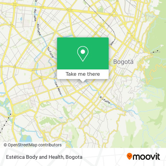 Estética Body and Health map