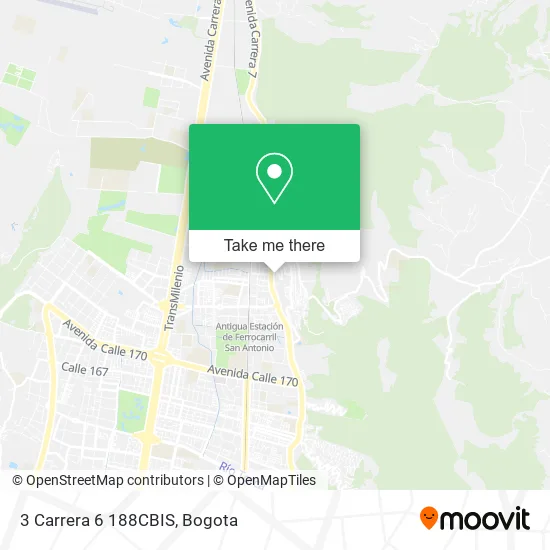 3 Carrera 6 188CBIS map