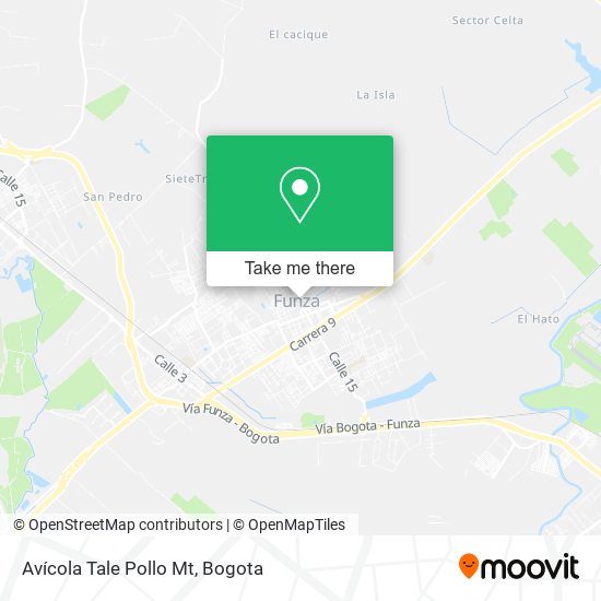 Avícola Tale Pollo Mt map