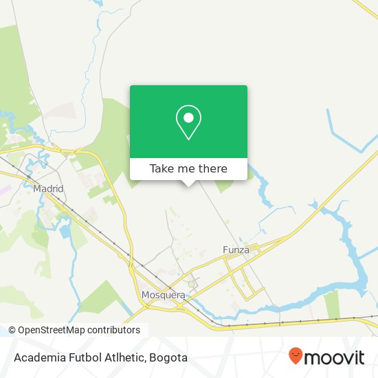 Mapa de Academia Futbol Atlhetic