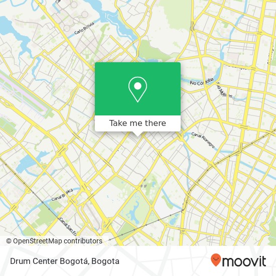 Drum Center Bogotá map