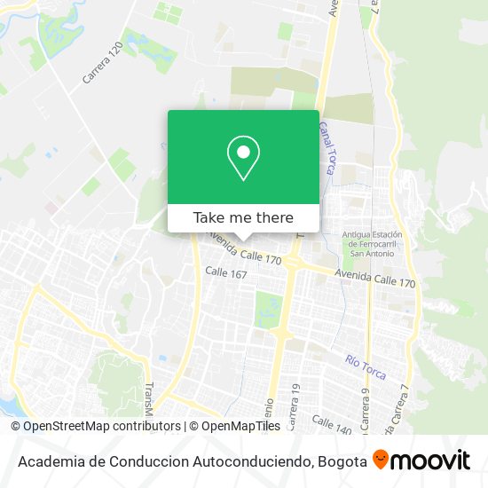 Academia de Conduccion Autoconduciendo map