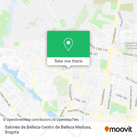 Salones de Belleza-Centro de Belleza Medusa map