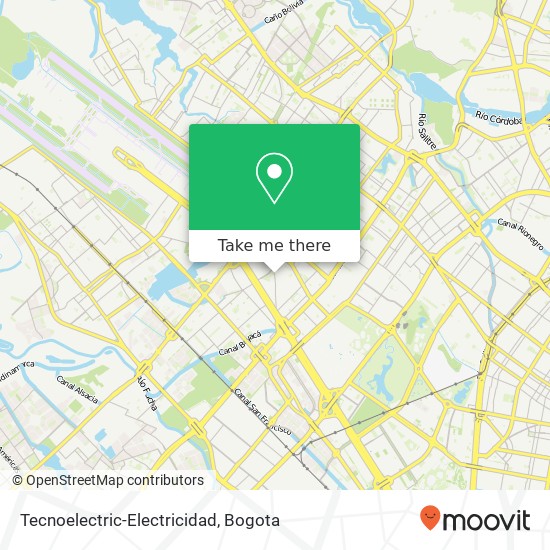 Tecnoelectric-Electricidad map