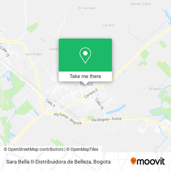Sara Bella II-Distribuidora de Belleza map