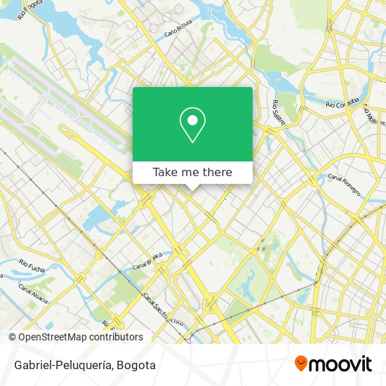 Gabriel-Peluquería map