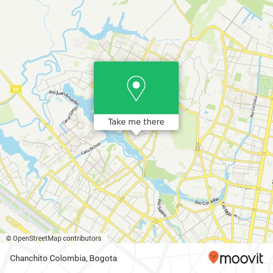 Mapa de Chanchito Colombia