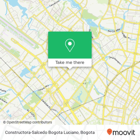 Constructora-Salcedo Bogota Luciano map