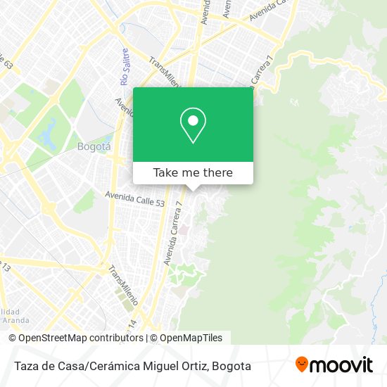 Taza de Casa / Cerámica Miguel Ortiz map