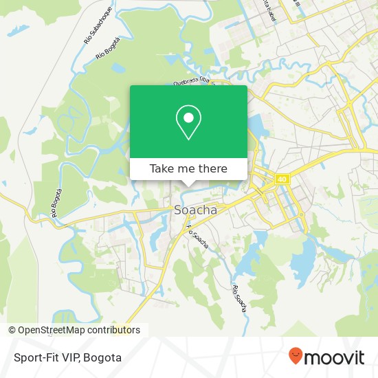 Sport-Fit VIP map