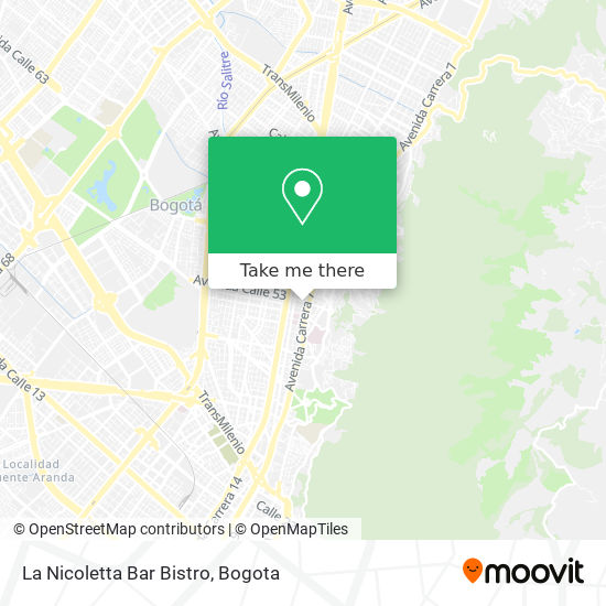 La Nicoletta Bar Bistro map