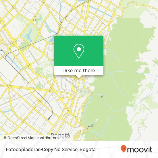 Fotocopiadoras-Copy Nd Service map