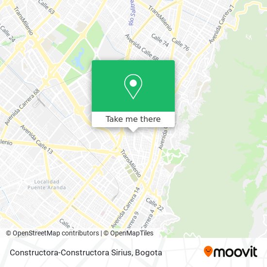 Constructora-Constructora Sirius map