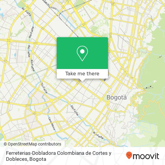 Ferreterias-Dobladora Colombiana de Cortes y Dobleces map