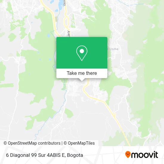 6 Diagonal 99 Sur 4ABIS E map