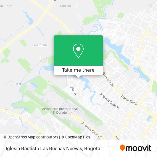 Mapa de Iglesia Bautista Las Buenas Nuevas