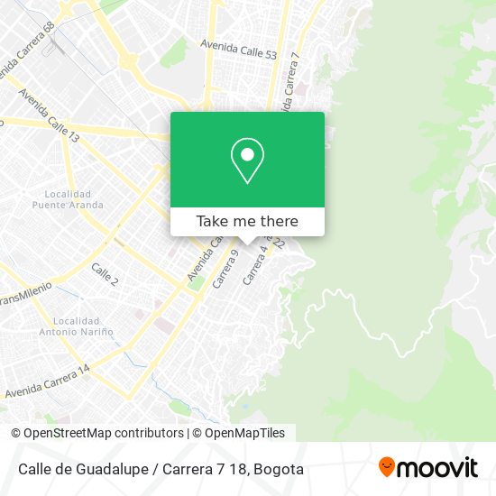 Calle de Guadalupe / Carrera 7 18 map